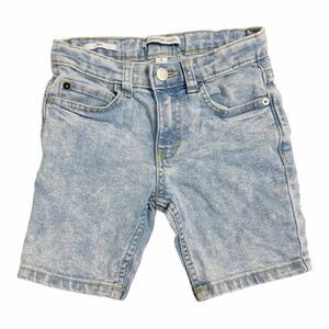 Calvin Klein Jeans Boys Light Acid Wash Stretch Denim Shorts Size 5 Slim GUC